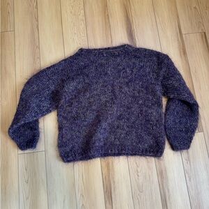 Hand Knit Homemade 100% Wool Sweater